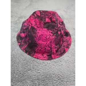 Goorin Brothers Snakeskin Minky Hat Pink Black OSFM